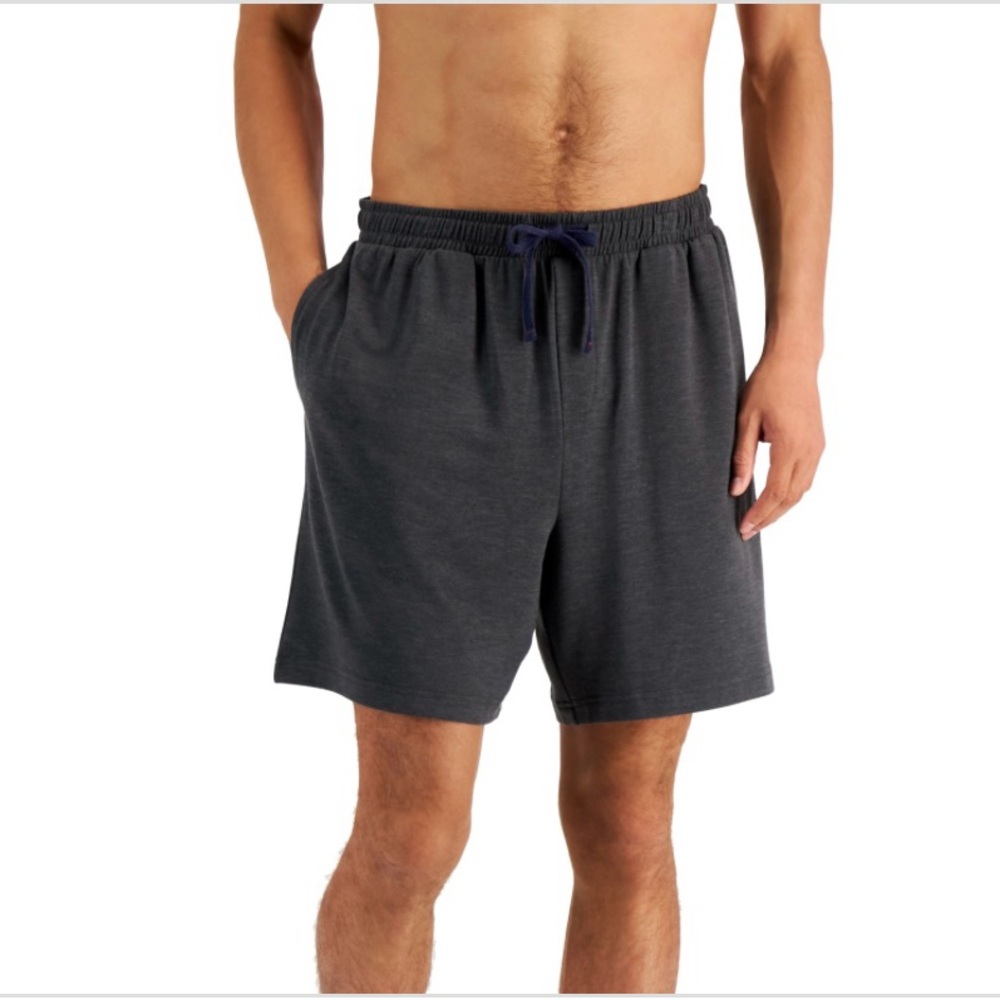 Club Room Men's Solid Terry Pajama Shorts